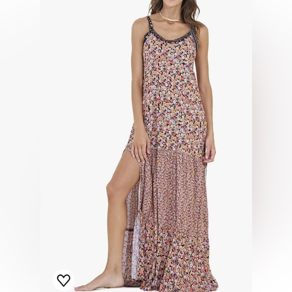Maaji Calico Alessa Long Dress Size Large RESORT READY! - Picture 2 of 5